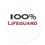 100 Percent Lifeguard stickers