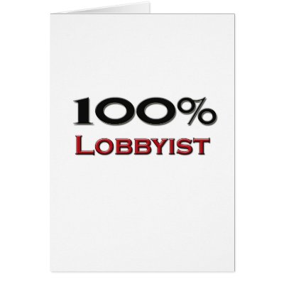 100 Percent Lobbyist by professions