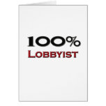 100 Percent Lobbyist cards