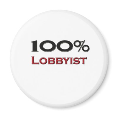 100 Percent Lobbyist Refrigerator Magnet by professions