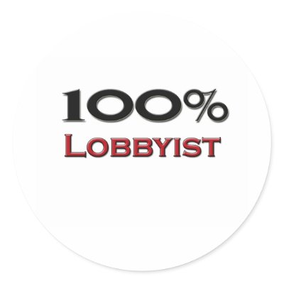 100 Percent Lobbyist Sticker by professions