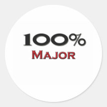 100 Percent Major Sticker
