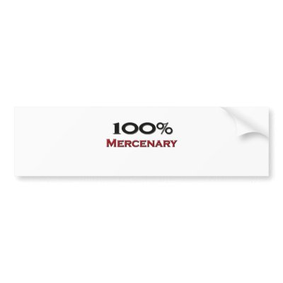 100 Percent Mercenary by professions