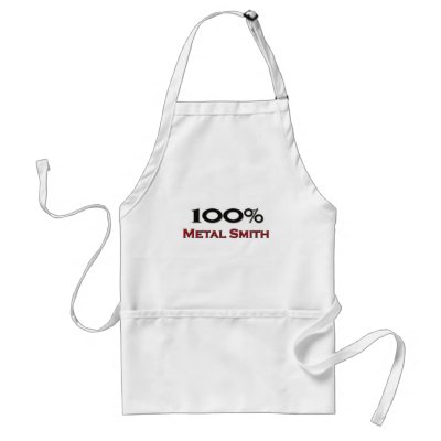100 Percent Metal Smith Aprons by professions