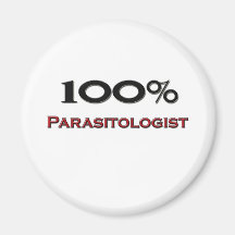 100 Percent Parasitologist Fridge Magnet