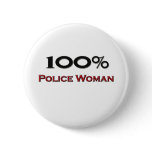 100 Percent Police Woman buttons