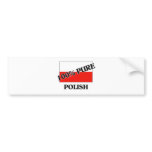 100 Percent POLISH bumper stickers
