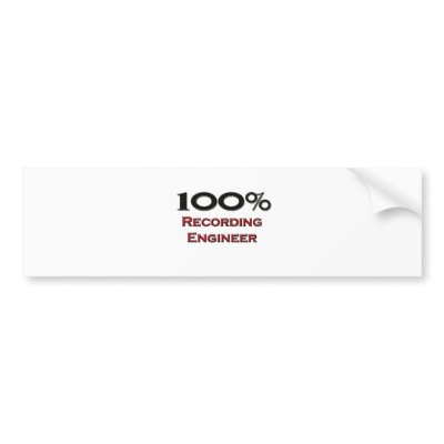 100 Percent Recording Engineer by professions