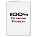 100 Percent Recording Engineer cards