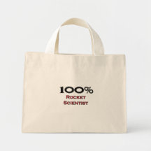 100 Percent Rocket Scientist Canvas Bags