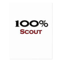 100 Percent Scout Post Card