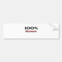 100 Percent Seaman Bumper Stickers