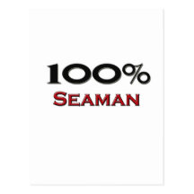 100 Percent Seaman Postcard