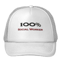 100 Percent Social Worker Mesh Hats