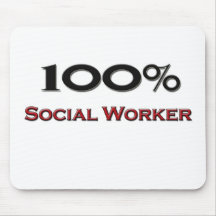100 Percent Social Worker Mouse Mats
