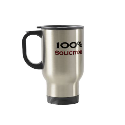 100 Percent Solicitor Coffee Mug by professions