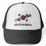 100 Percent SOUTH KOREAN Trucker Hat