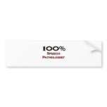 100 Percent Speech Pathologist bumper stickers