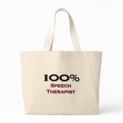 100 Percent Speech Therapist Tote Bag by professions