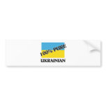 100 Percent UKRAINIAN bumper stickers