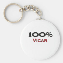 100 Percent Vicar Key Chains