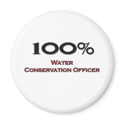 100 Percent Water Conservation Officer by professions
