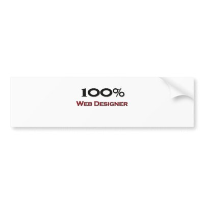100 Percent Web Designer by professions