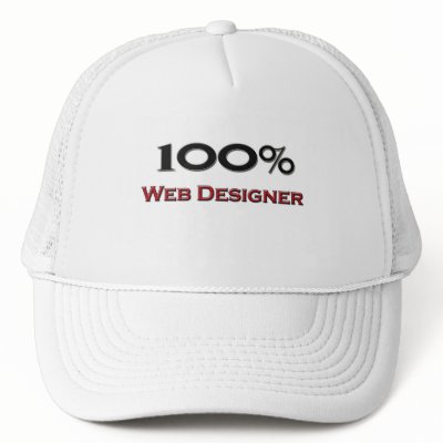 100 Percent Web Designer Mesh Hat by professions