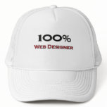 100 Percent Web Designer hats