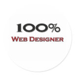 100 Percent Web Designer stickers