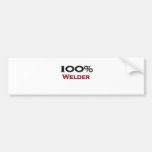 100 Percent Welder Bumper Stickers
