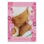 100 Pink Delight Baby Birth Announcement Cards business cards