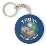 100% Programador Llavero
