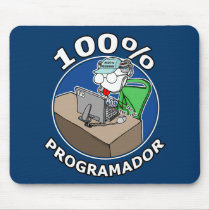 100% Programador mousepads