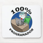 100% Programador mousepads
