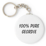 100% Pure Geordie keychains