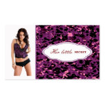 100 Purple,Pink, Black Lingerie Bra Business Card