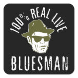 100% Real Live Bluesman Dark Sticker
