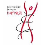 100%Responsible  - T-shirt (red & black)