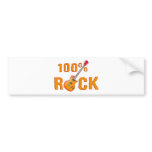 100% Rock Guitars red OK Autosticker