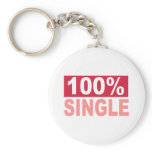 100% Single Keychains