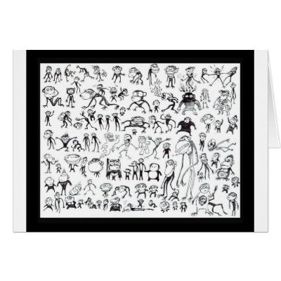 100 Ugly Monkeys card by Gary_Shipman