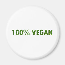 100% Vegan Magnets