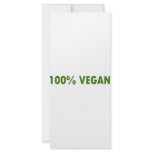 100% Vegan Rack Cards