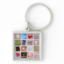 100 Ways to say I love you Keychain