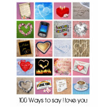 100 Ways to say I love you