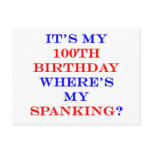 100 Where's my spanking?
