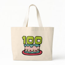 100 Year Old Birthday Cake Bag