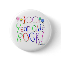 100 Year Olds Rock ! buttons
