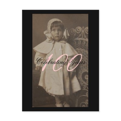 100th Birthday celebration Postcard by mosesta